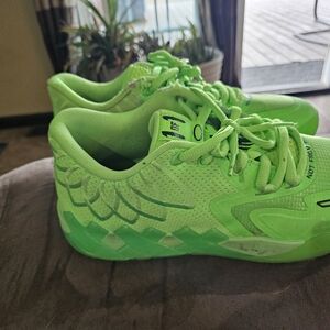 Puma Kids Neon Green Sneakers